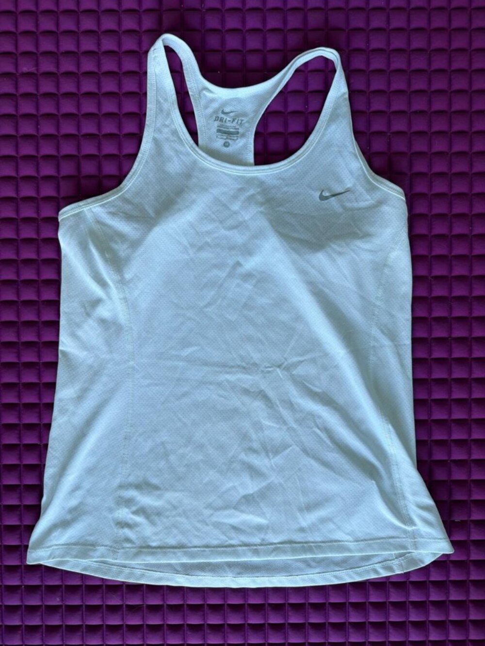 Nike Dri-FIT Racerback Tank Top Light Blue Size M